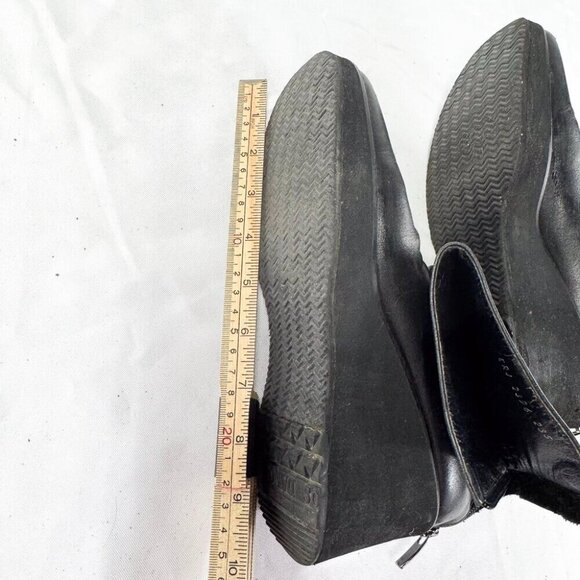 LEATHER PLATFORM BOOTS SIZE 7 - Picture 6 of 8